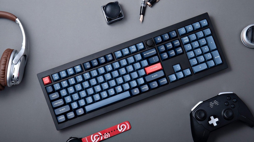 [V6M-D4] Keychron V6 MAX Full Layout Banana Switch Hot-Swap Gateron Jupiter RGB Wireless Keyboard