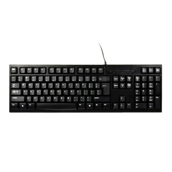 [900753-US] Port Connect Office Budget Wired Keyboard-Black