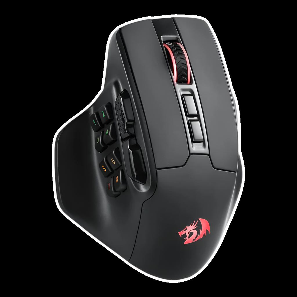 [RD-M811RGB-PRO] REDRAGON Aatrox Wireless 6200DP RGB MMO Gaming Mouse - Black