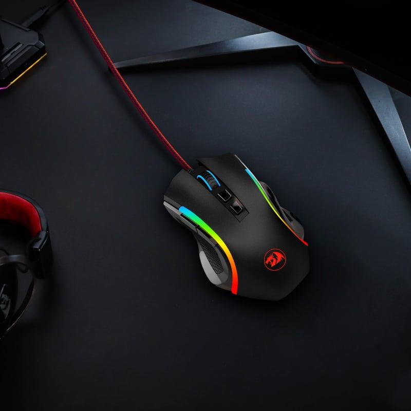 [RD-M607] REDRAGON GRIFFIN 7200DPI Gaming Mouse - Black