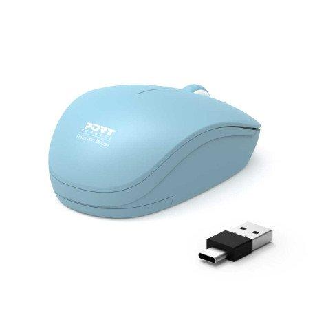 [900544] Port Connect MOUSE COLLECTION II WIRELESS Azur