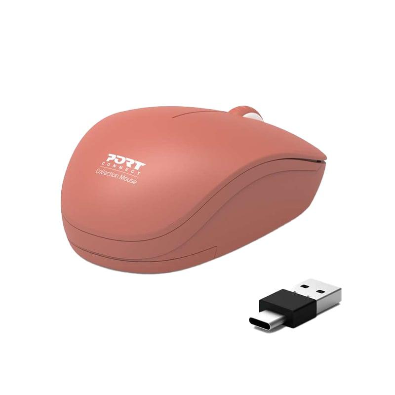 [900542] Port Connect MOUSE COLLECTION II WIRELESS Terracota