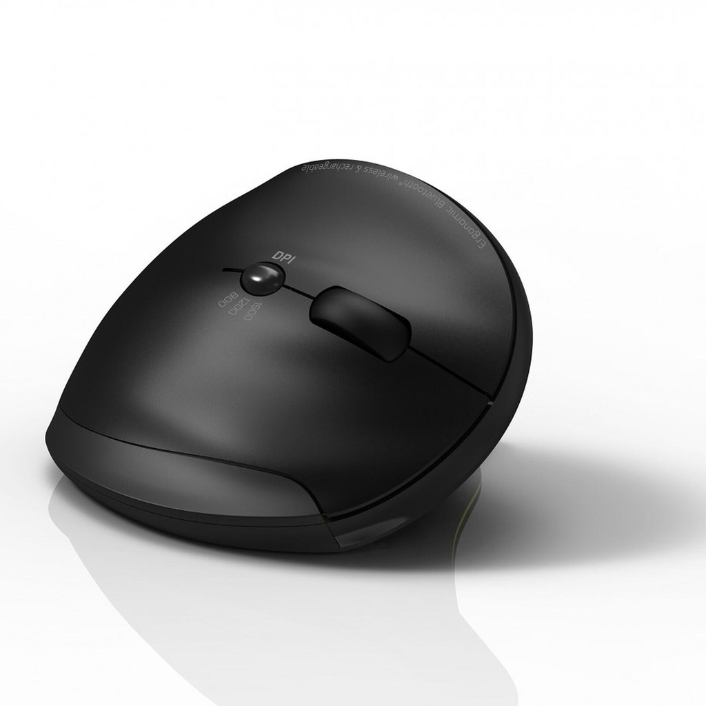 [910008] Port Connect Mouse Ergonomic Rechargeable Bluetooth Left Hand