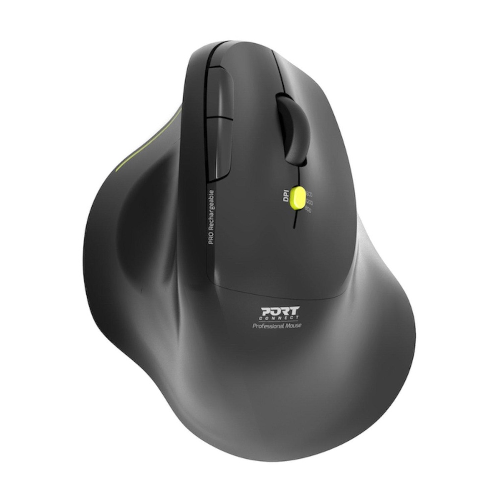 [910200] Port Connect Mouse Ergonomic Rechargeable Bluetooth Ergo Soft