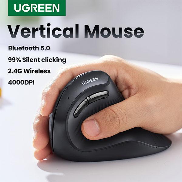 [MU008-25444] UGREEN Multi-mode Vertical Mouse