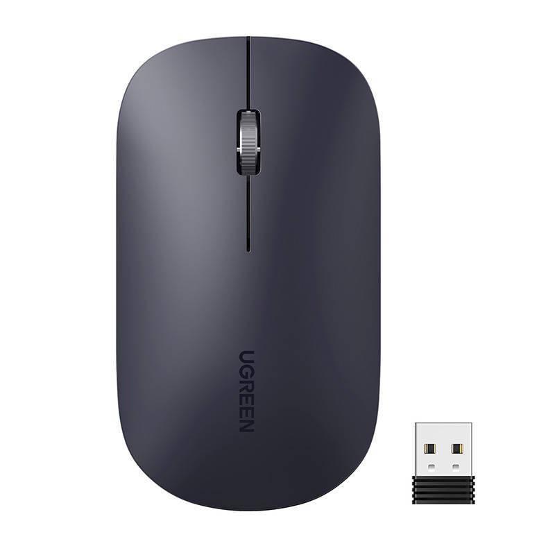 [MU001-90372] UGREEN Portable Wireless Mouse Black