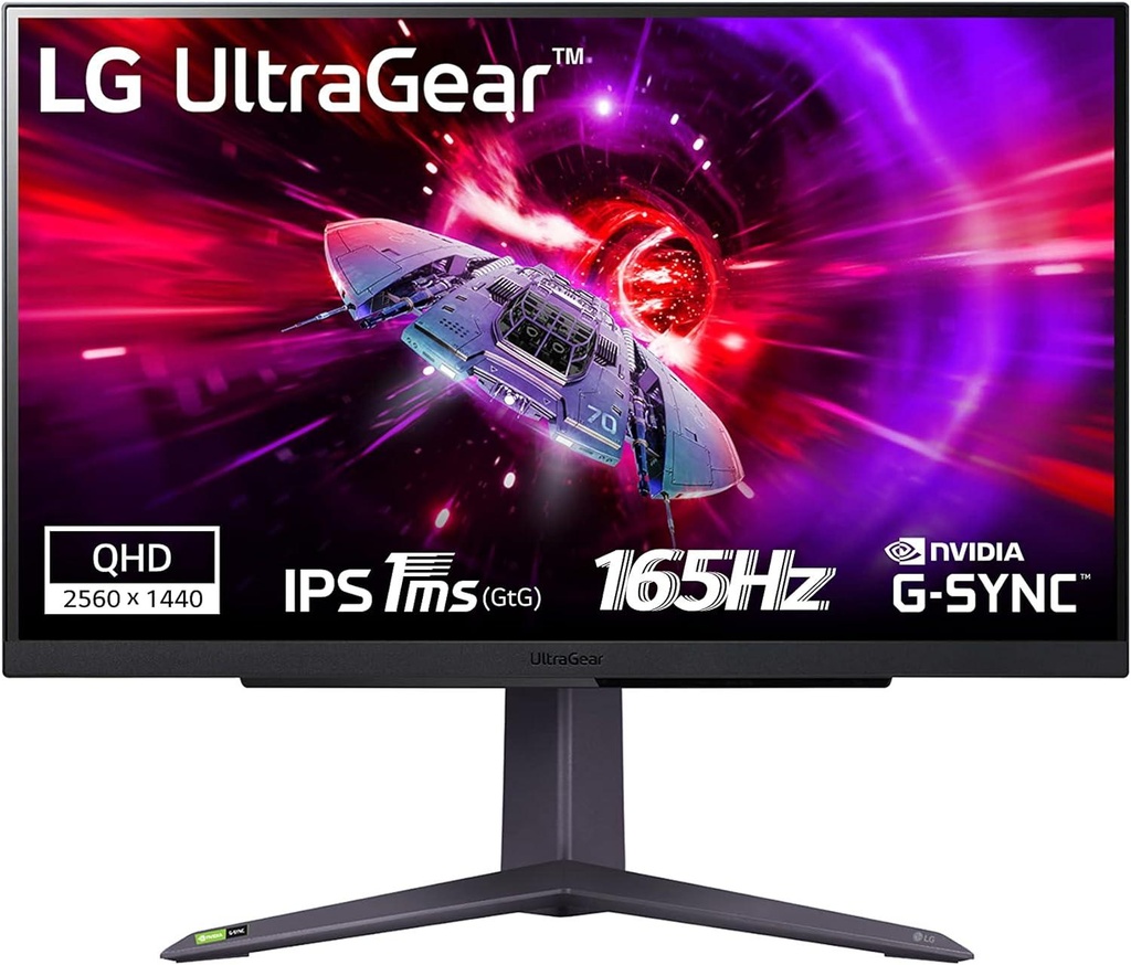 [27GR75Q-B] LG UltraGear 27" QHD IPS Monitor 165Hz 1ms 