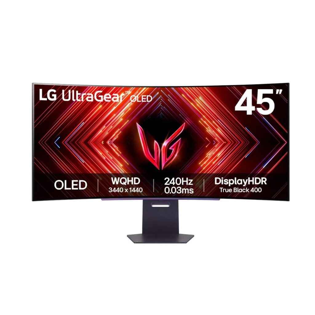 [45GS95QE-B.AFB] LG UltraGear 45" UWQHD OLED Curved Gaming 240Hz 0,03ms