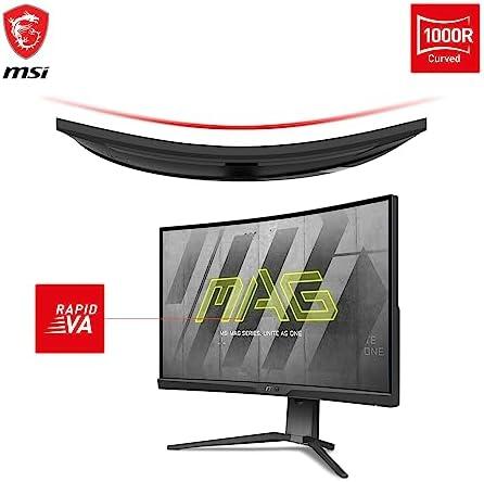 [MAG325CQRF-QD] MSI MAG325CQRF QD 31.5" Gaming Monitor 2560 x 1440 (QHD) Rapid VA with Quantum Dot 1 ms 170Hz FreeSync Premium HDR Ready 1000R HDMI DisplayPort Tilt and Height Adjustable