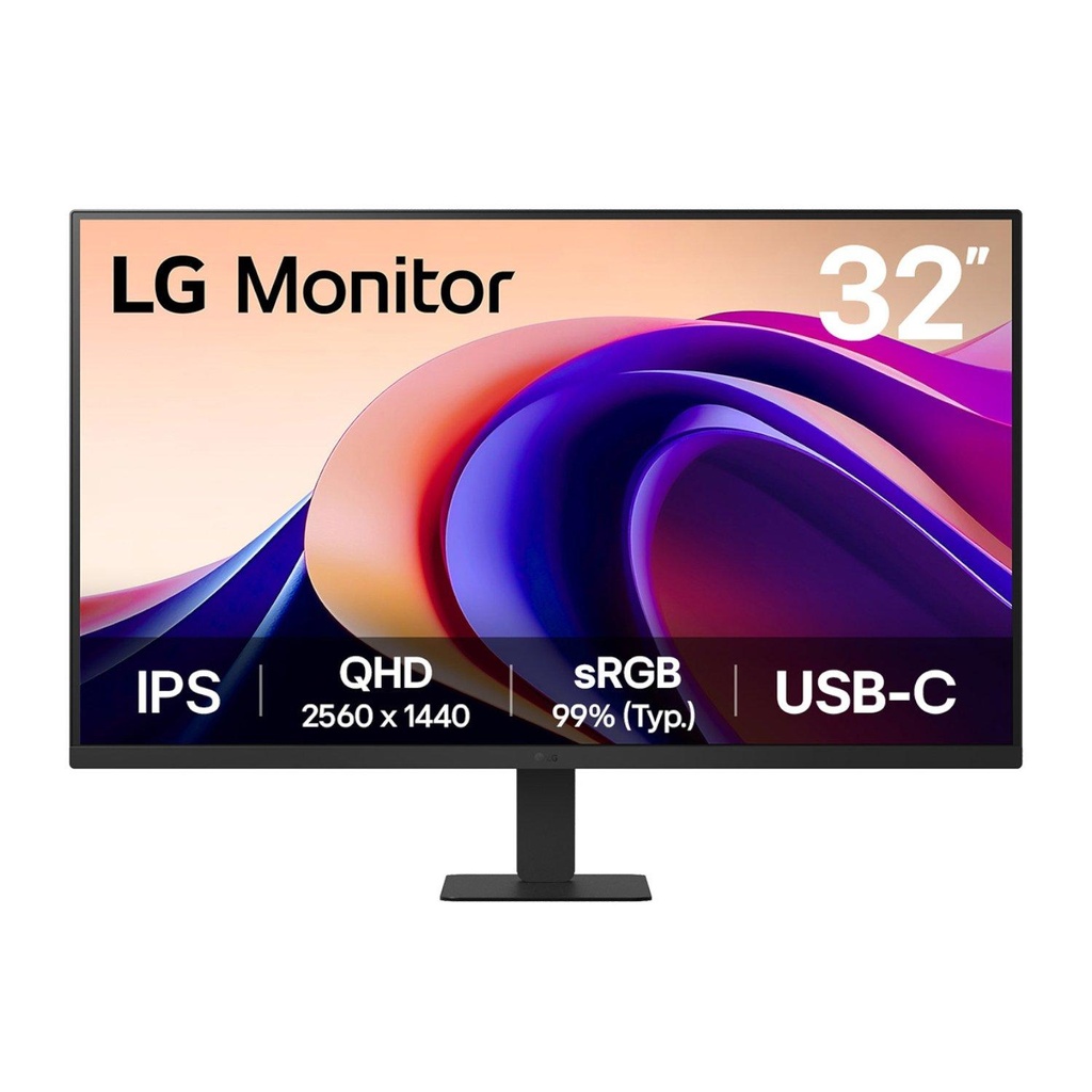 [32U631A-B.AFBQ] LG UltraFine 32" QHD IPS Monitor 100Hz with USB-C