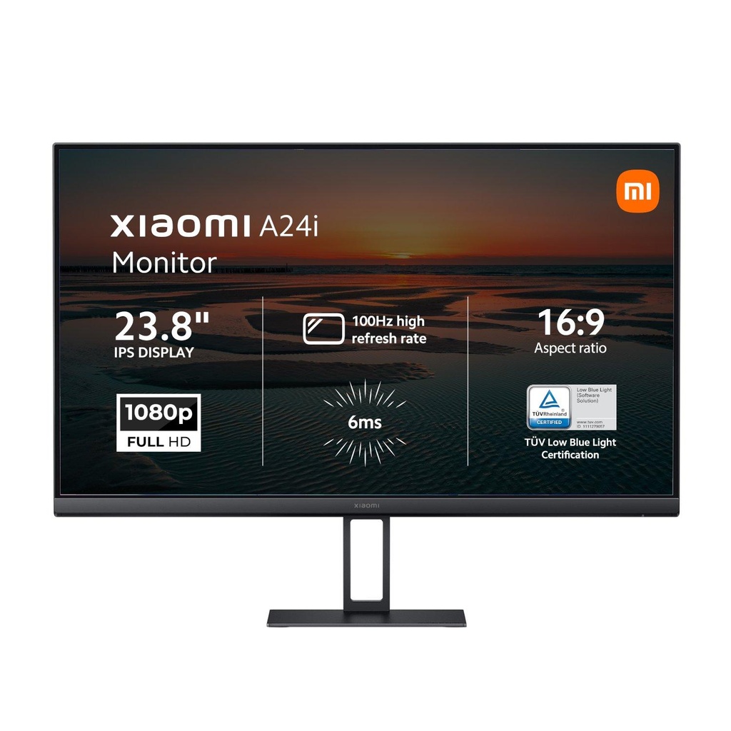 [ELA5444EU] Xiaomi A24i 24" Full HD 1080p IPS Monitor (100Hz, 6ms, 16:9, HDMI/DP, Flicker-Free, & VESA Mount)