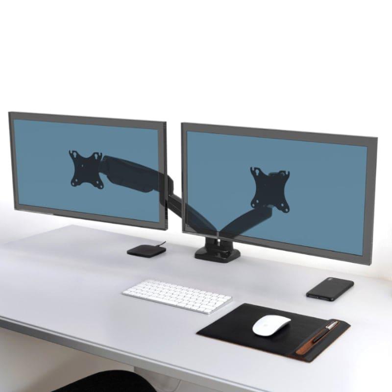 [901105] Port Monitor Arm VESA Dual Screen - Black