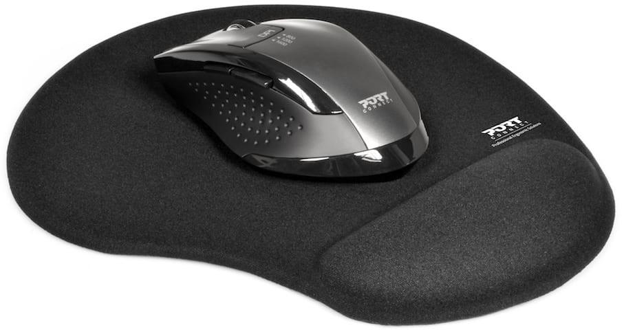 [900717] Port Ergonomic Gel Mouse Pad - Black