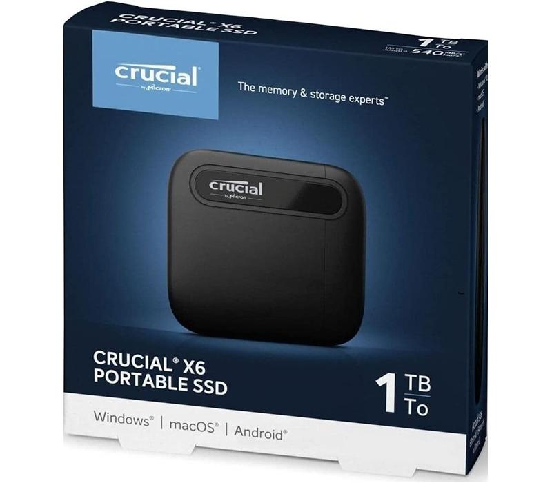 [CT1000X6SSD9] Crucial X6 1TB Portable SSD