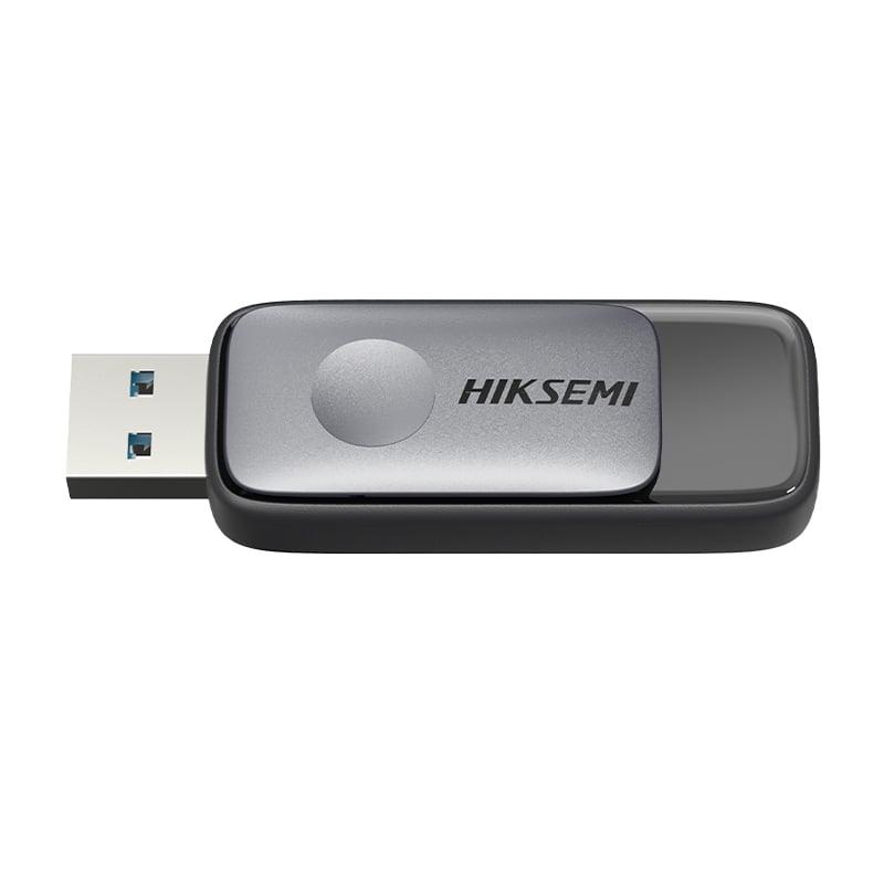 [HS-USB-M210S-128G] Hiksemi Pully 128GB USB3.2 Flash Drive - Silver Black