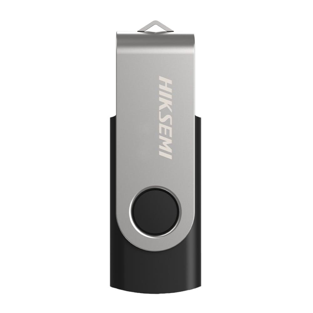 [HS-USB-M200S-128G] Hiksemi Rotary 128GB USB3 Flash Drive - Silver Black