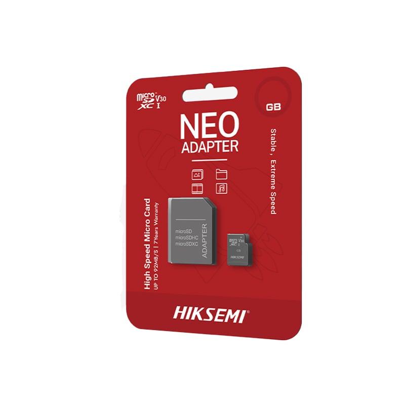 [HS-TF-C1-128G_Adapter] Hiksemi Neo V10 128GB Micro SDHC + Adapter
