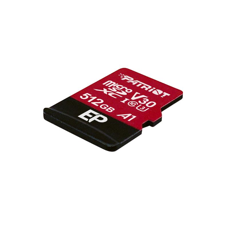[PEF512GEP31MCX] Patriot EP V30 A1 512GB Micro SDXC Card + Adapter 