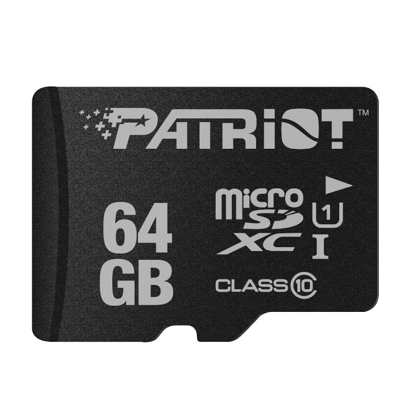 [PSF64GMDC10] Patriot LX CL10 64GB Micro SDHC Card 