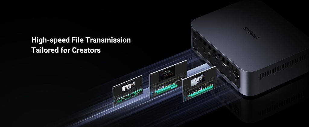 [DXP480TPLUS-25892B] UGREEN NAS DXP480T Plus 4 Bay 10GbE x1 2xTBT4