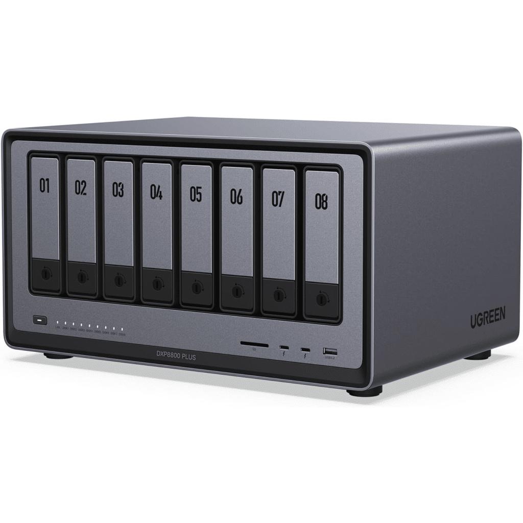 [DXP8800PLUS-35127B] UGREEN NAS DXP8800 Plus 8 Bay 10GbE x2 2xTBT4