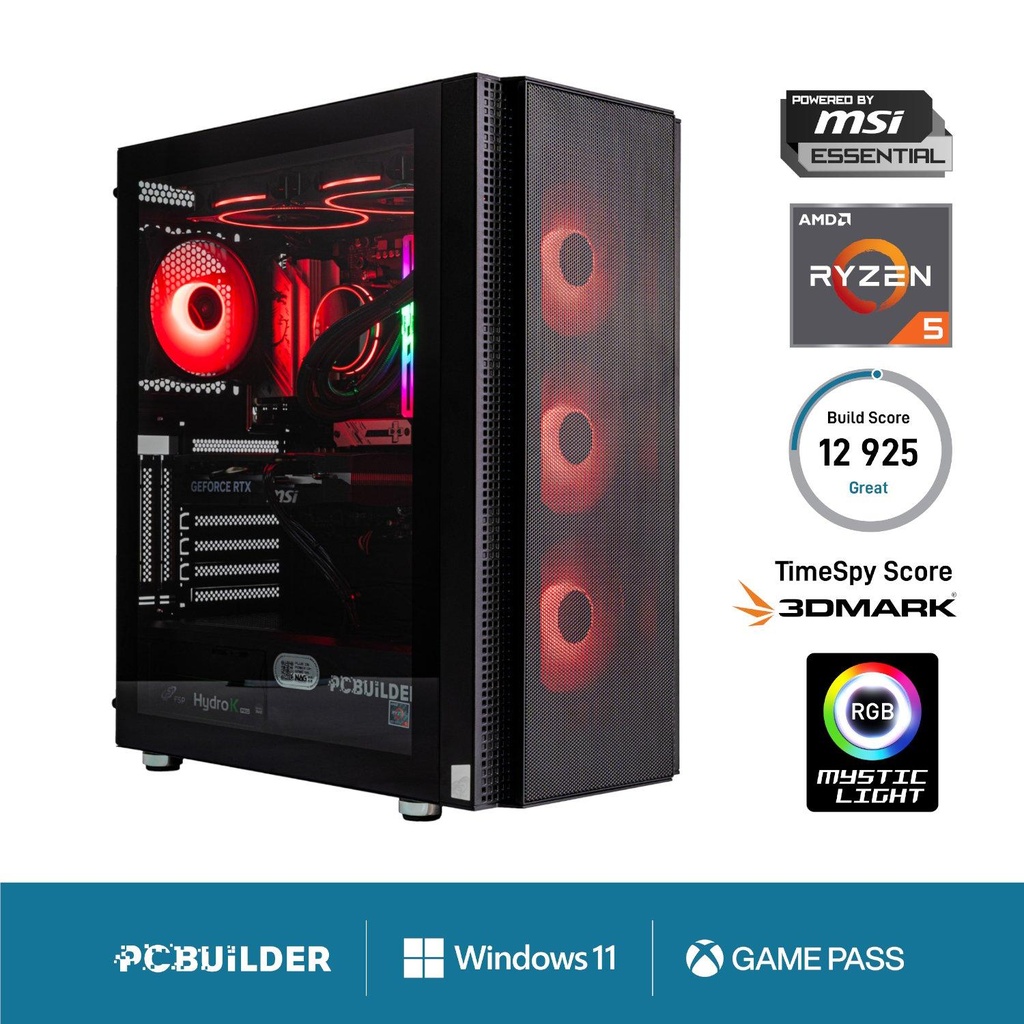 PCBuilder Ryzen 5 7600 SPECIALIST Windows 11 Gaming PC RTX 4060