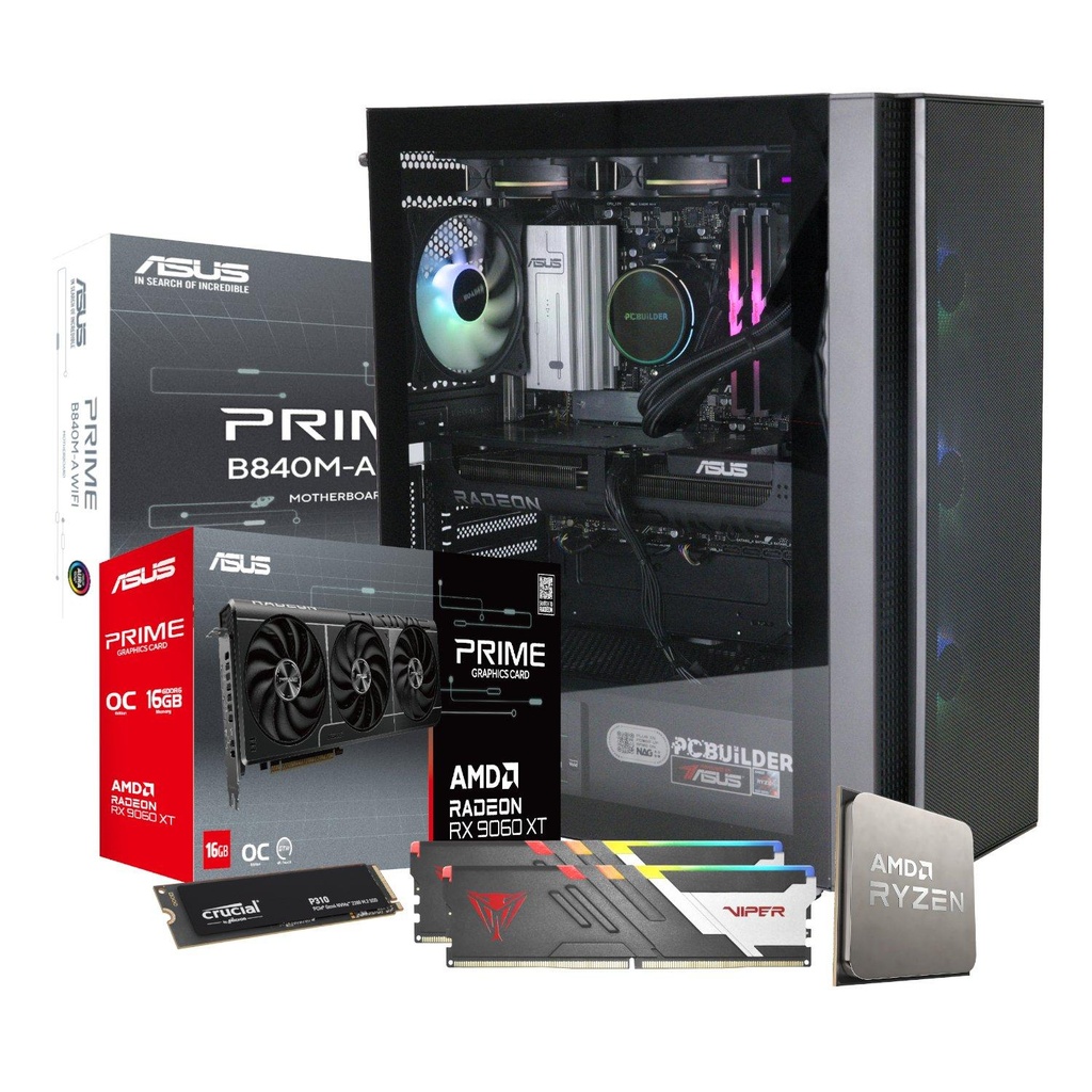 [PCB_SEEKER_01] PCBuilder Ryzen 5 7600 SEEKER Windows 11 Gaming PC