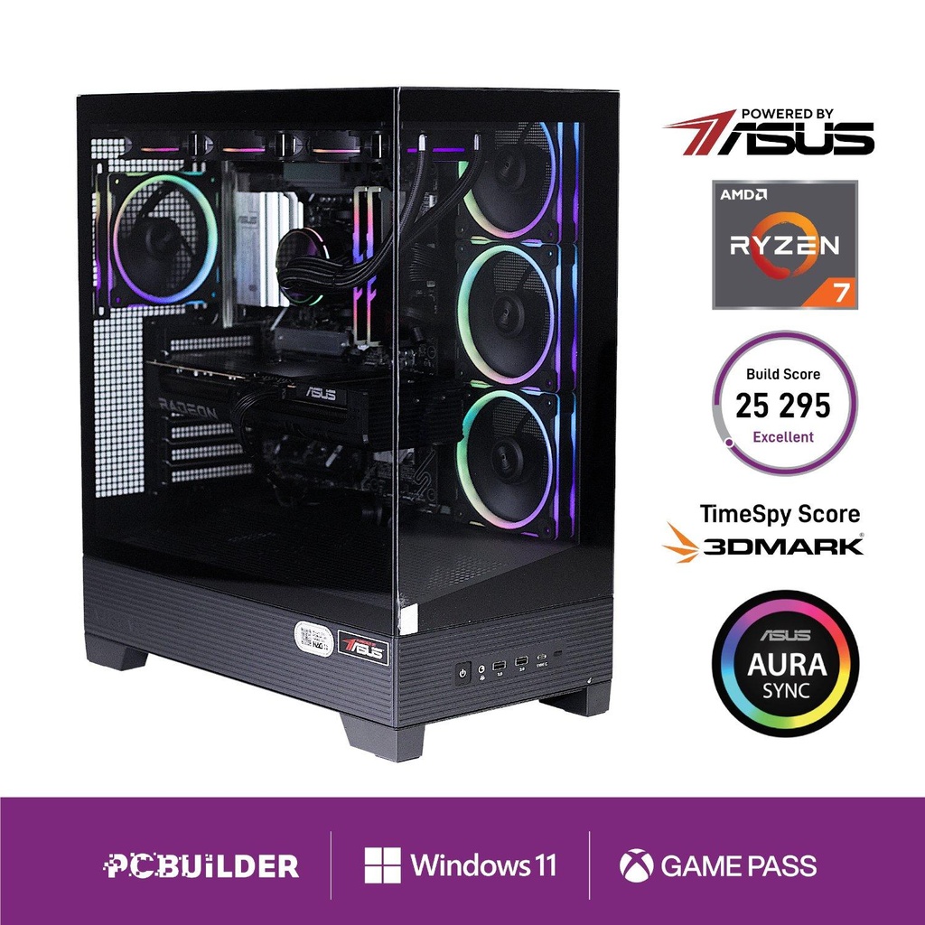 [PCB_MAXIMUS_01] PCBuilder Ryzen 7 7800X3D MAXIMUS Windows 11 Gaming PC