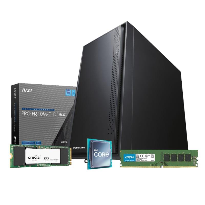 [PCB_OFFICE_I38G-V3] PCBuilder Intel i3-12100 OFFICE MASTER Core Windows 11 Pro Desktop PC
