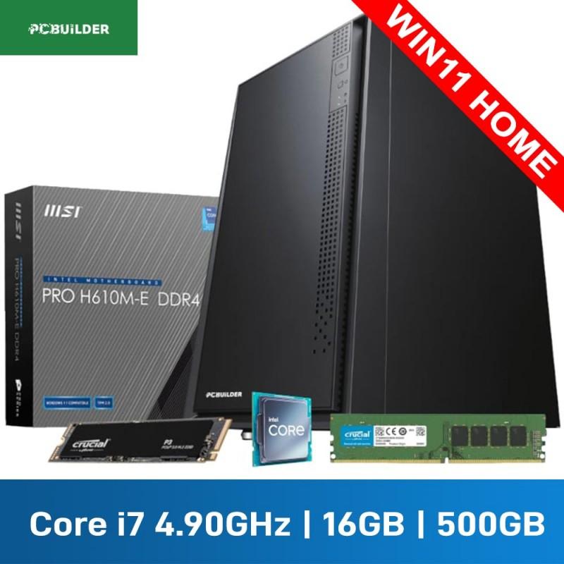 [PCB_HOME_I716G] PCBuilder Intel i7-12700 HOME MASTER Windows 11 Desktop PC