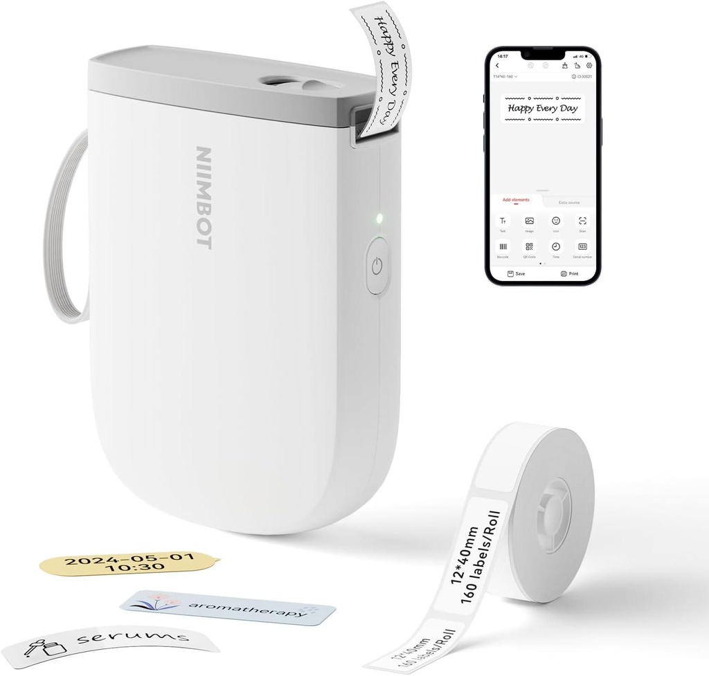 [D11-PK] NIIMBOT D11 Portable Thermal Label Printer PK