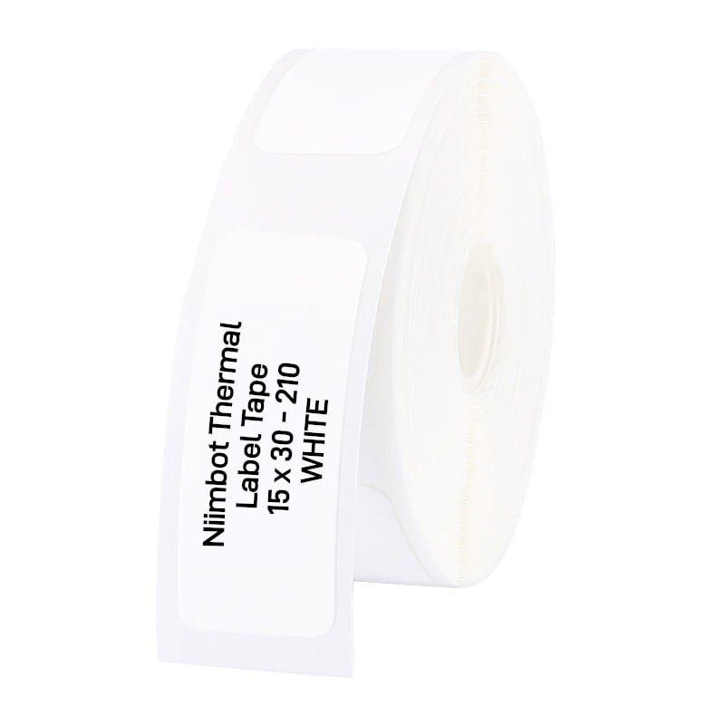 [T15_30-210WHITE] NIIMBOT D11/D110/D101/H1S Thermal Label 15x30mm - 210 Labels Per Roll - White