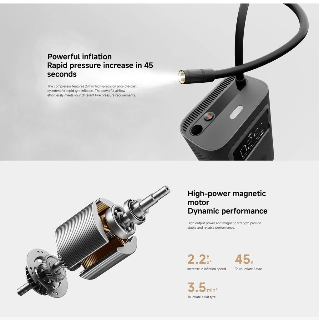 [BHR7112GL] Xiaomi Portable Electric Air Compressor 2