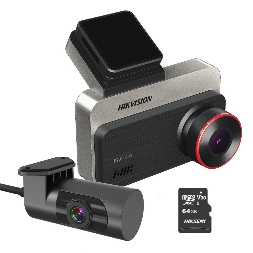 [AE-DC2328-C200S-64GB] Hikvision C200S Dashcam with 64GB Micro-SD