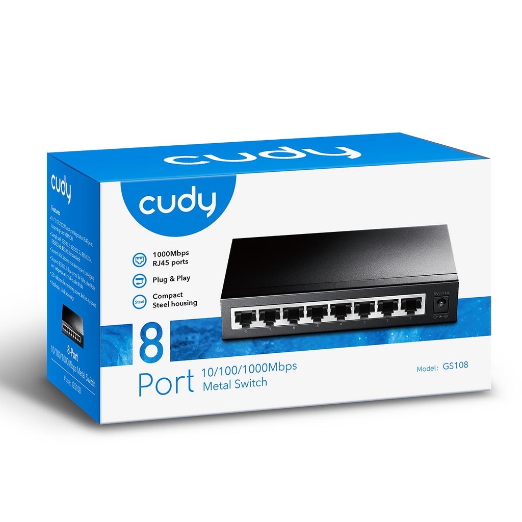 Cudy 8-Port Gigabit Desktop Switch
