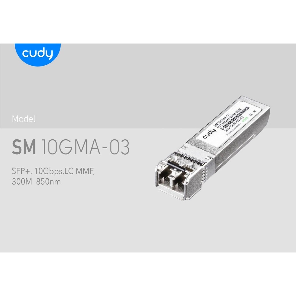 [SM10GMA-03] Cudy Multi Mode 10G LC SFP+  300m