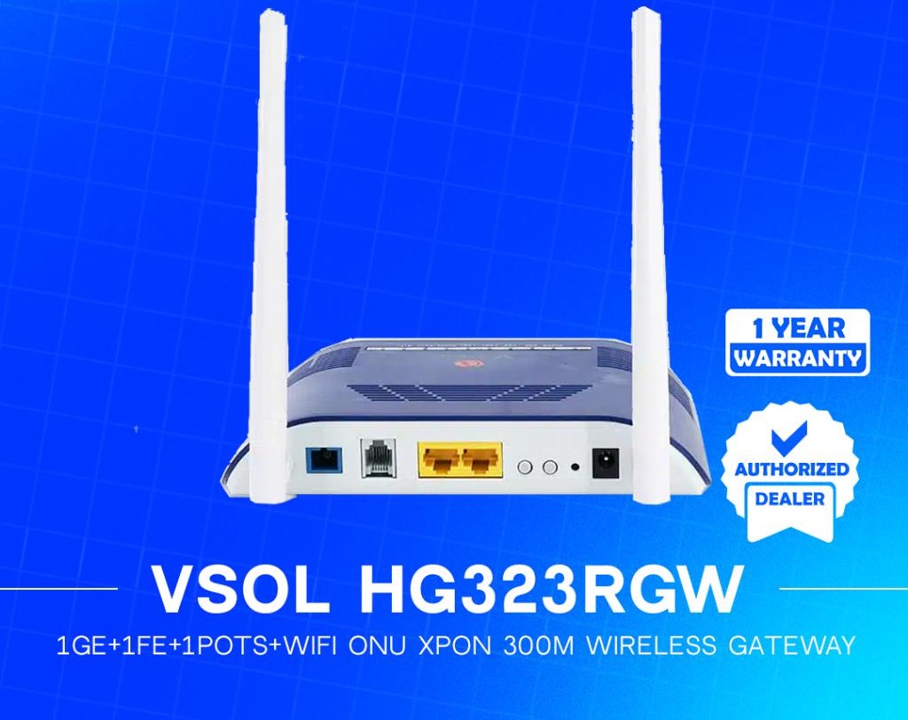 [V2801RGW] VSOL 1GE + WiFi ONU