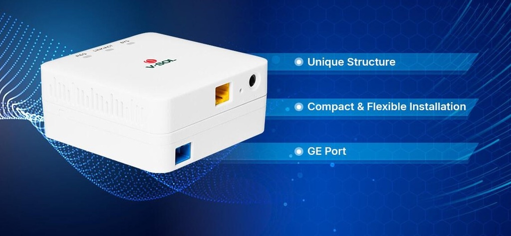 VSOL XPON ONT 4GE+WiFi6 AX3000+USB3.0