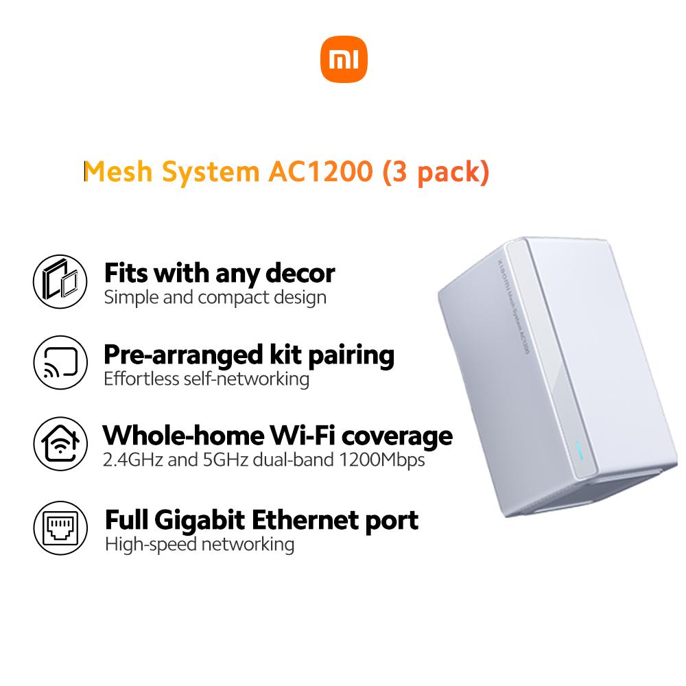 [DVB4484GL] Xiaomi Mesh System AC1200 3 Pack