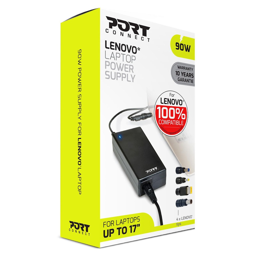 [900007-LE] Port Connect 90W Notebook Adapter Lenovo