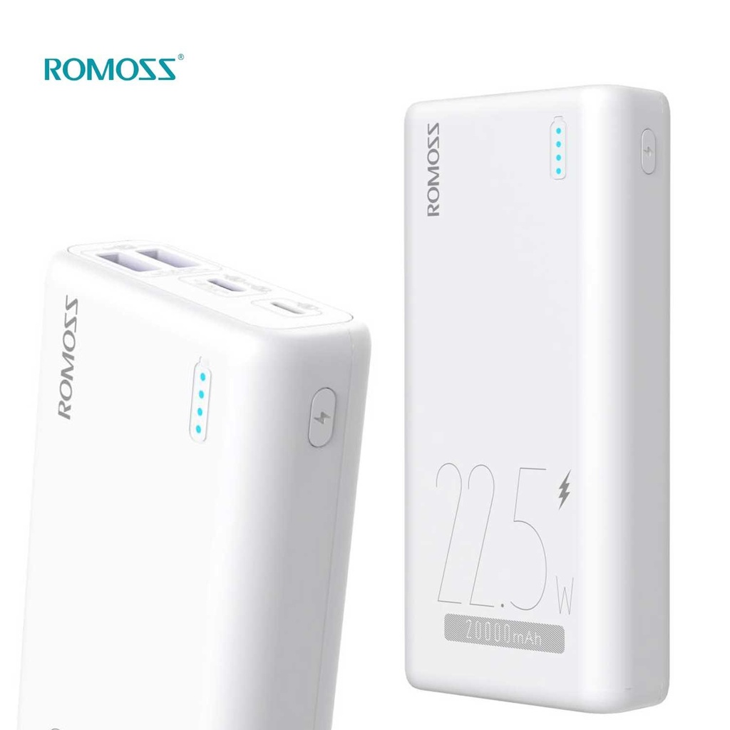 [PSW20-112-1133H] Romoss Power Bank 20000mAh 22.5W WH