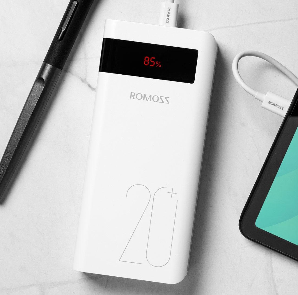 [PSN20-191-1133H] Romoss Power Bank Sense6PS 20000mAh 30W WH