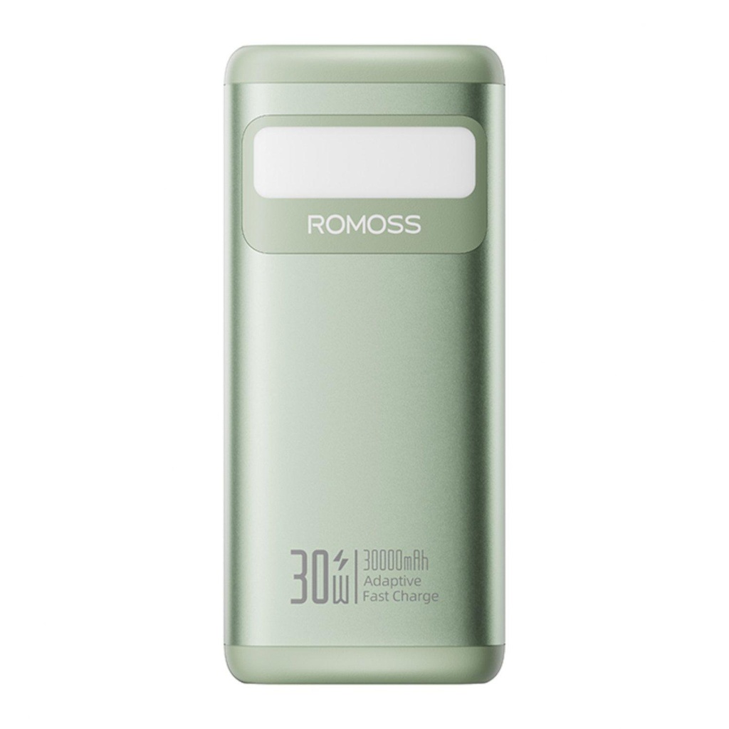 [PMT30-192-M133H] Romoss Power Bank PMT 30000mAh 30W GRN