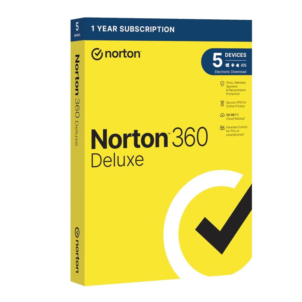[21427999] Norton 360 Deluxe 50Gb AF 1 User 5 Device 12 Months 