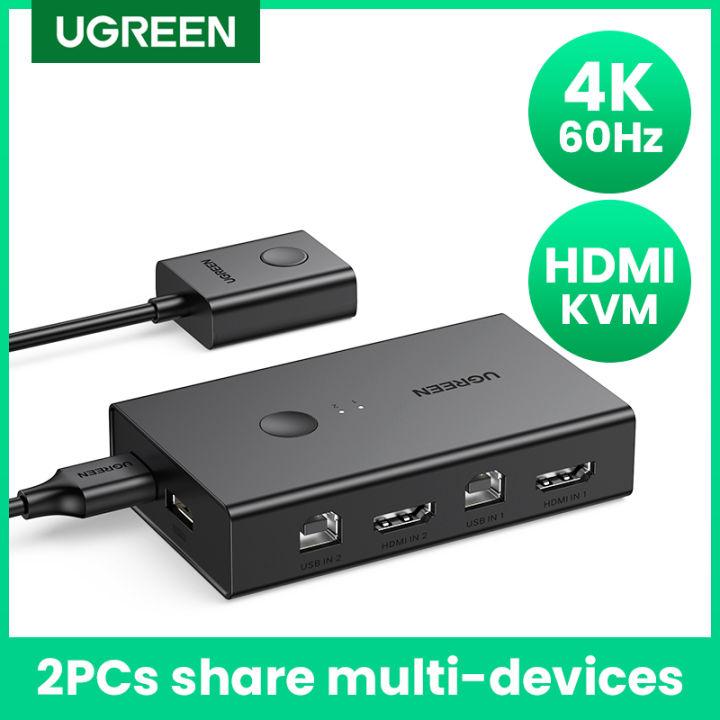 [CM217-50966] UGREEN 2 In 1 Out HDMI Switcher 4K@60Hz