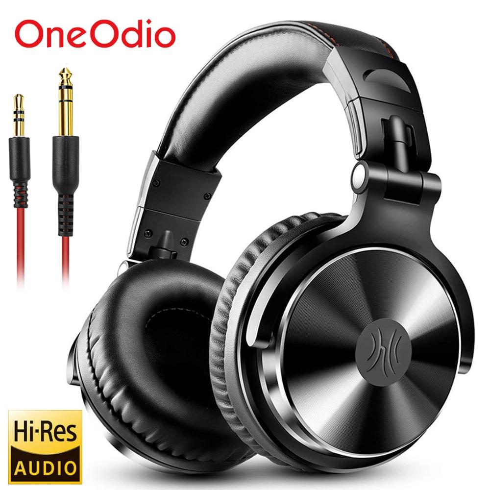 [Oneodio-Pro10_Dark_Blue] Oneodio Pro 10 Professional Wired Over Ear DJ and Studio Monitoring Headphones - Dark Blue