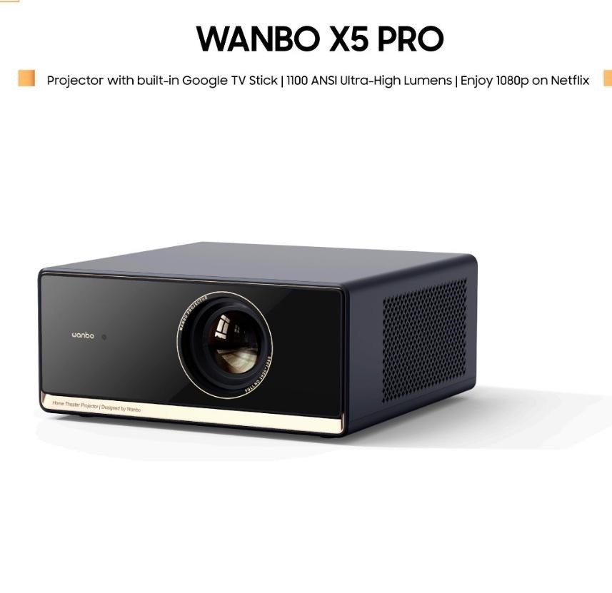 [X5_PRO] Wanbo X5 1080P 1100ANSI Android 11 Smart Projector