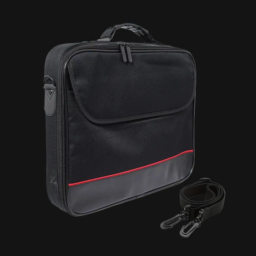 [VB-VLB200-V] Volkano 15.6'' Industrial Series shoulder black bag-A
