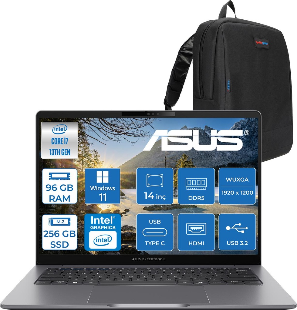 [P3405CVA-I716512G0X] ASUS EXPERTBOOK P3 Intel® Core™ i7-13620H