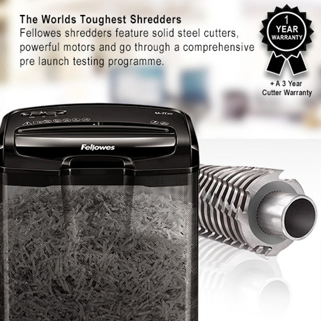 [4701801] Powershred M-7CM Cross Cut 